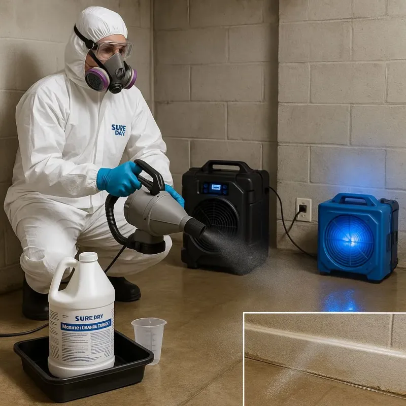 Sanitization and Odor Removal process in Wethersfield, CT